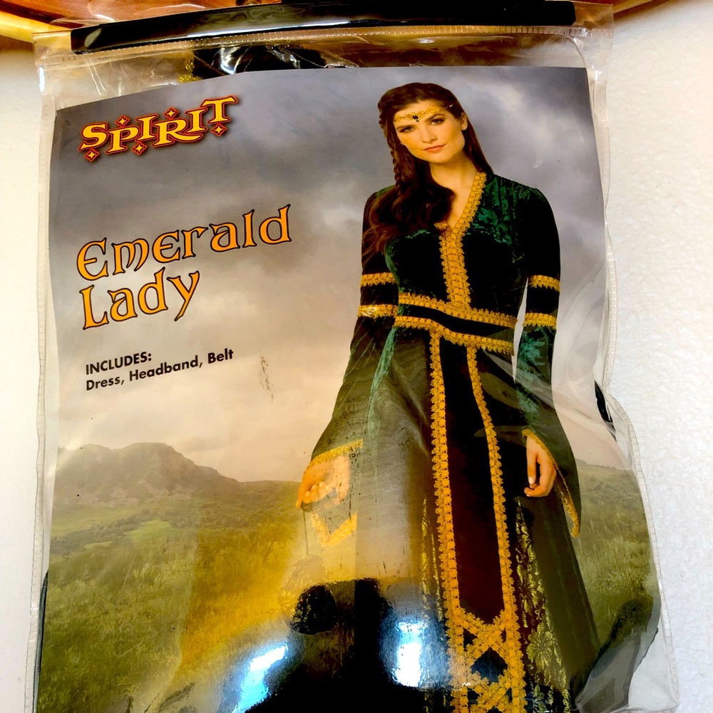 Halloween Costume Woman’s Emerald Lady costume